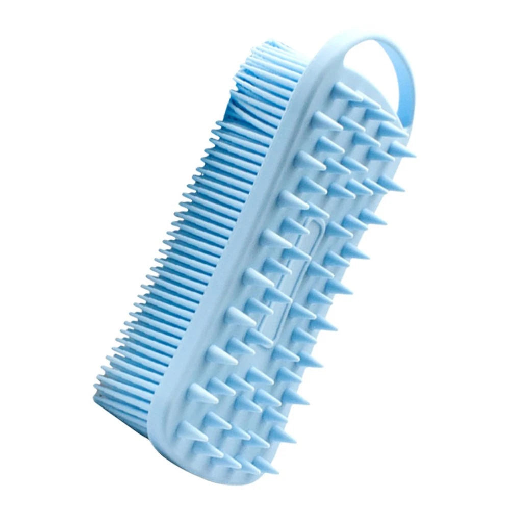 Silicone Shower Brush Practical Bath Brush with Hanging Hook Home Bath Supply