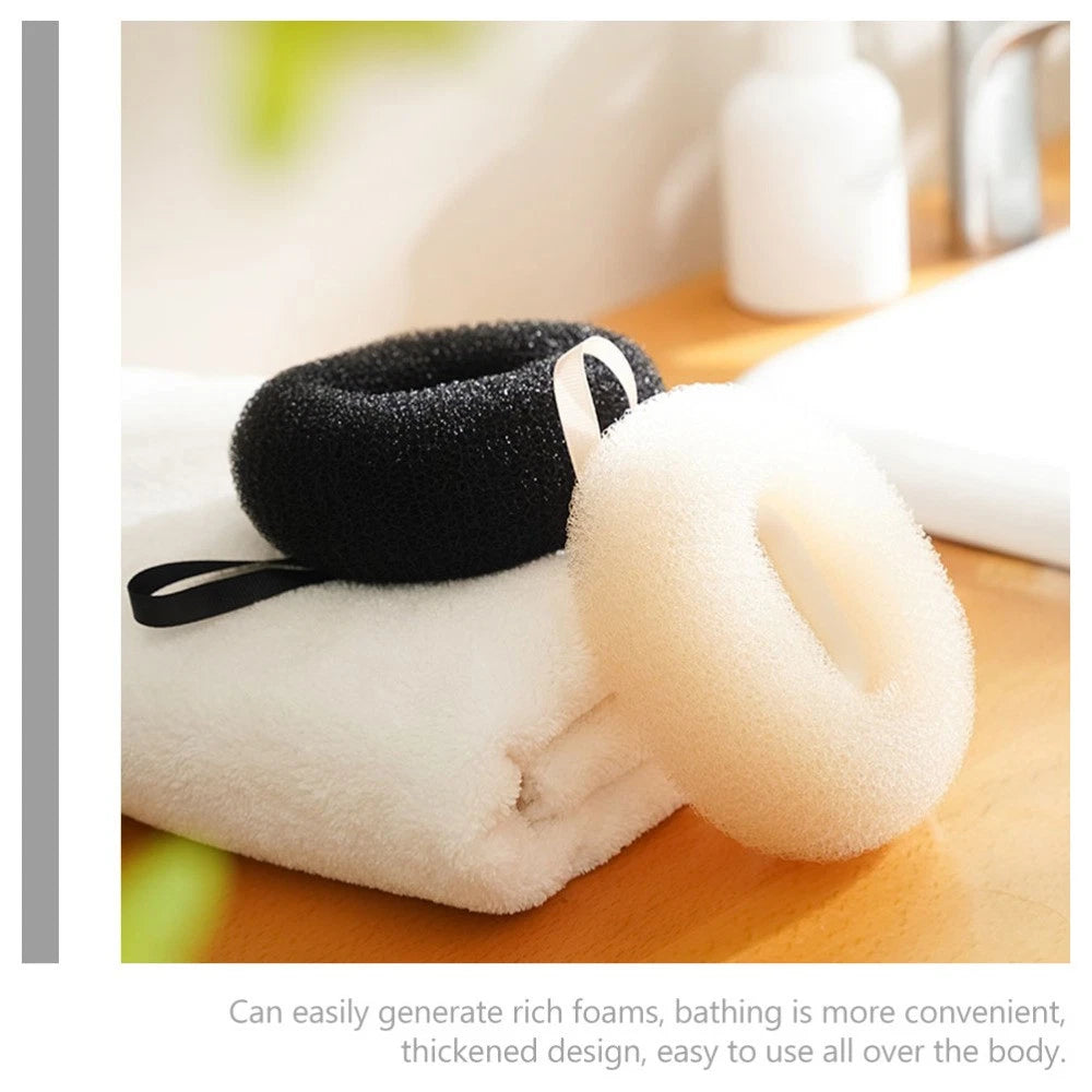 2 Pcs Bath Ball Brush Travel Exfoliating Shower Scrubber Bathing