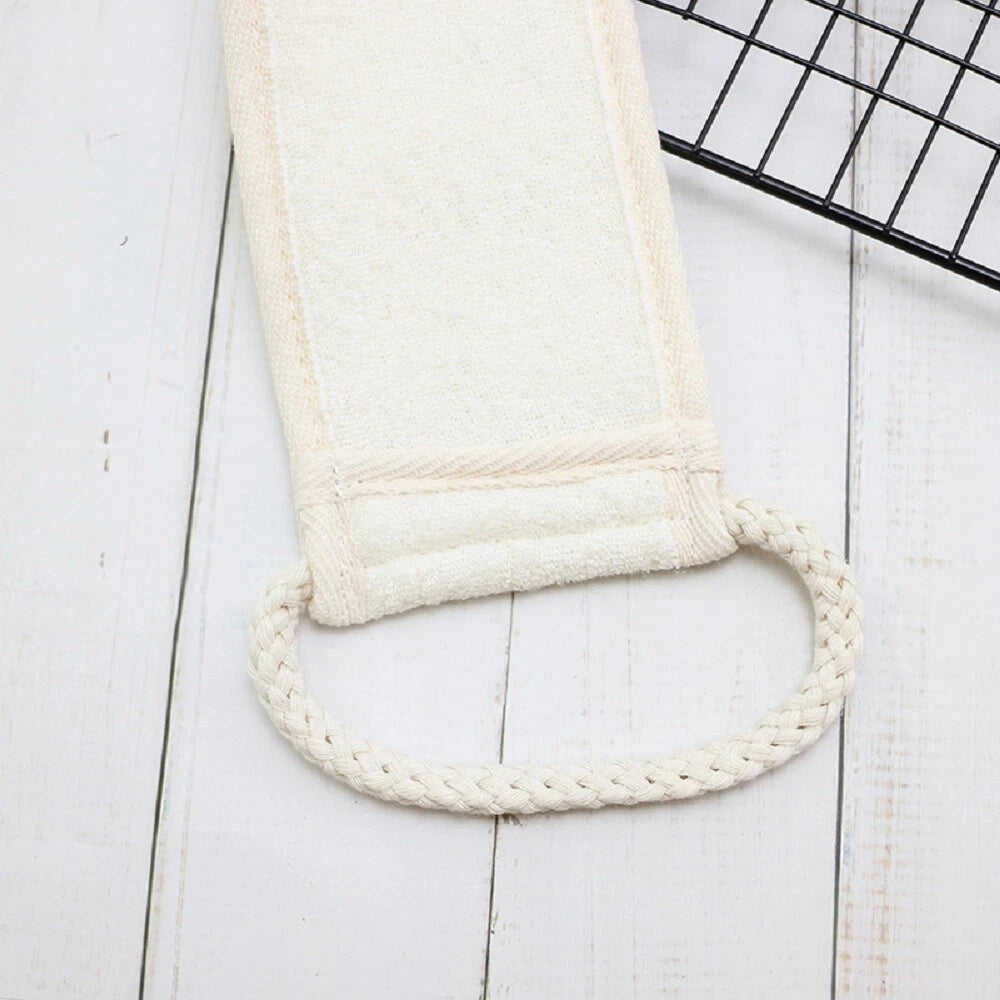 Exfoliating Backwash Belt Strap Loofah Bath Shower Body Sponge Scrubber Brush ..