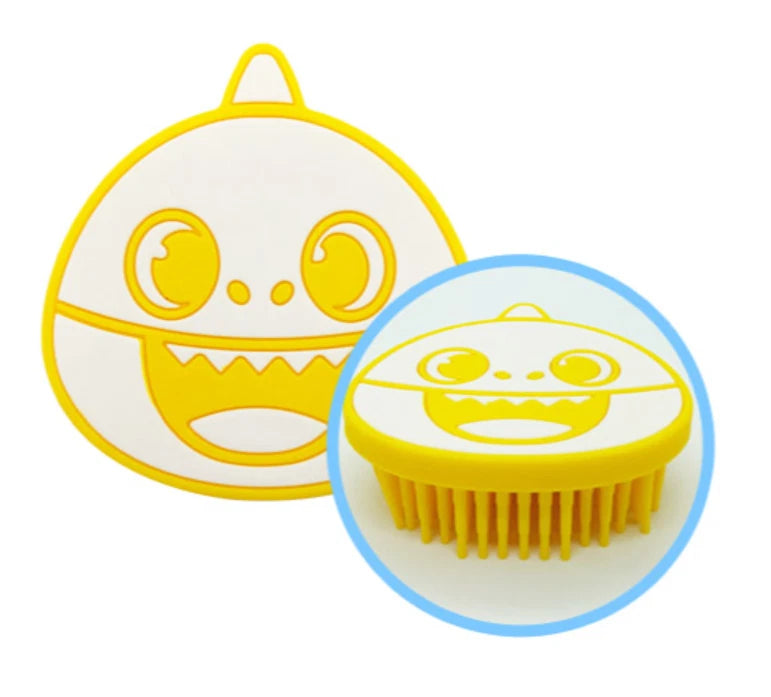 Pinkfong Baby shark Soft Silicone Bath Massage Body Brush Shower Body Brush