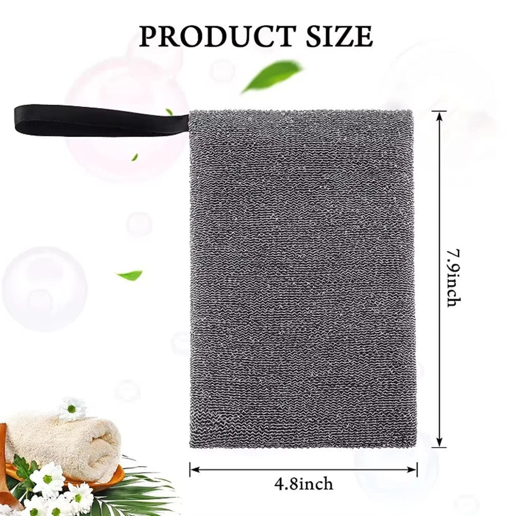 2-Pack Exfoliating Soap Pouch & Saver Pocket – Body Scrubber Shower Sponge Bags
