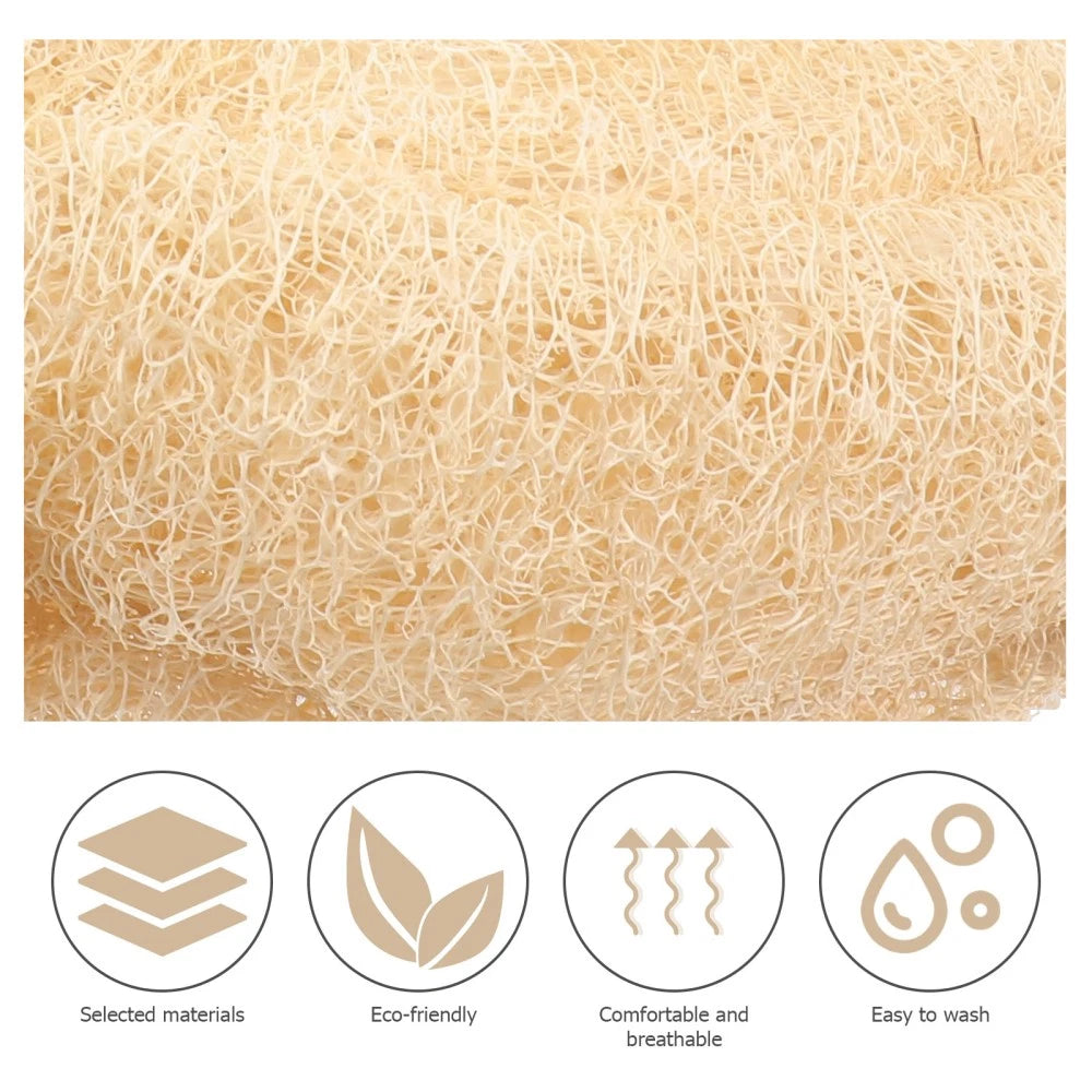 Luffa Bath Towel Brush Natural Organic Loofah Sponge Back Scrubber