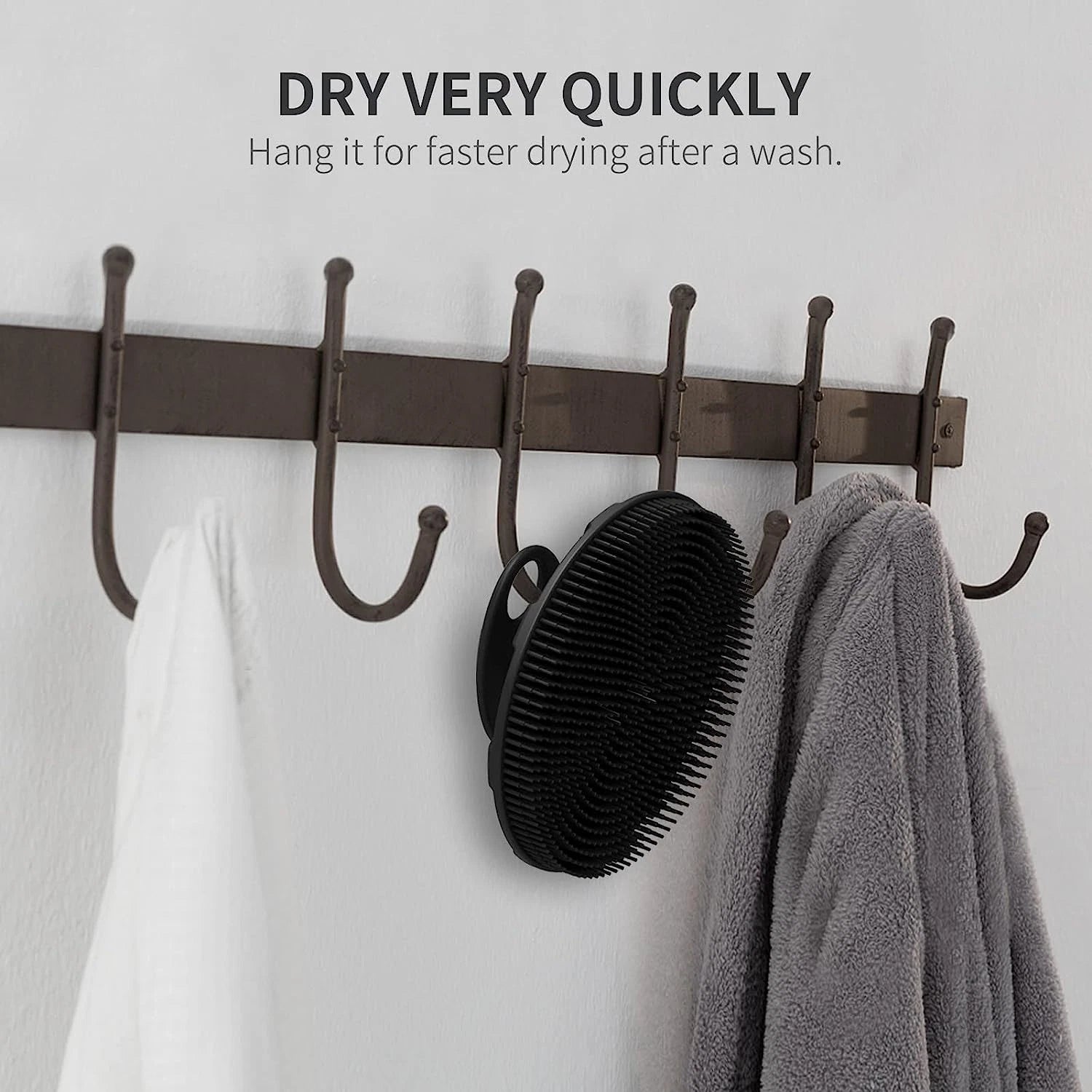 Silicone Body Scrubber, BEAUTAIL Shower Bath Scrubber, More Hygienic than Tradit