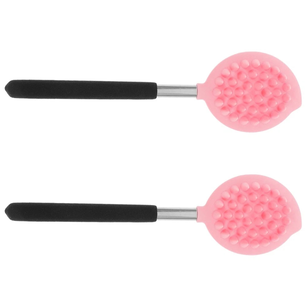 2 Pcs Bath Brush Child Back for Shower Long Handle Body Scrubber