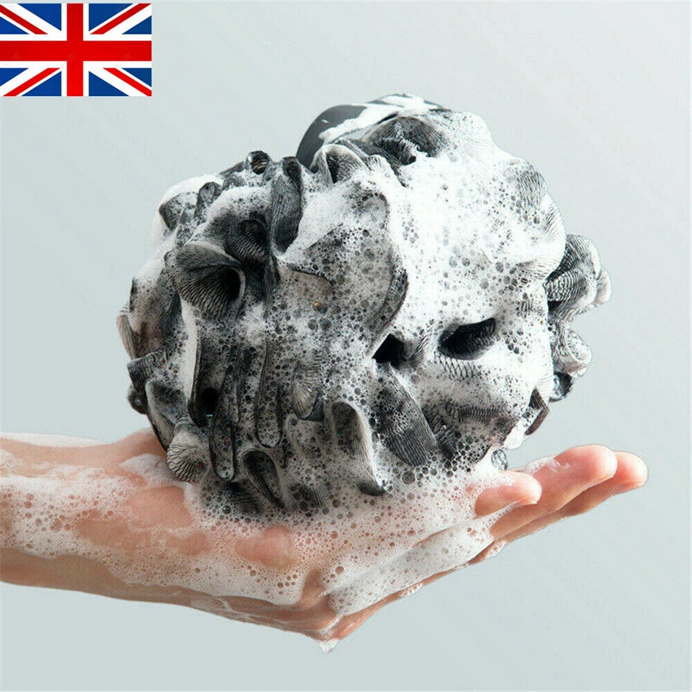 Shower Body Brush Ball Large Scrubber Sponge Exfoliating Puff Bath Mesh Ball`