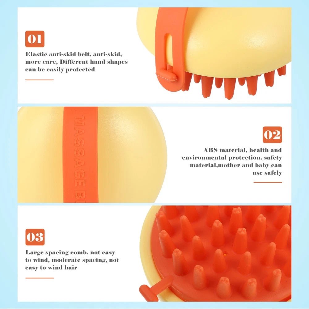 2pcs Bathroom Bath Brush Shower Skin Massage Exfoliation Scrubber with Hook