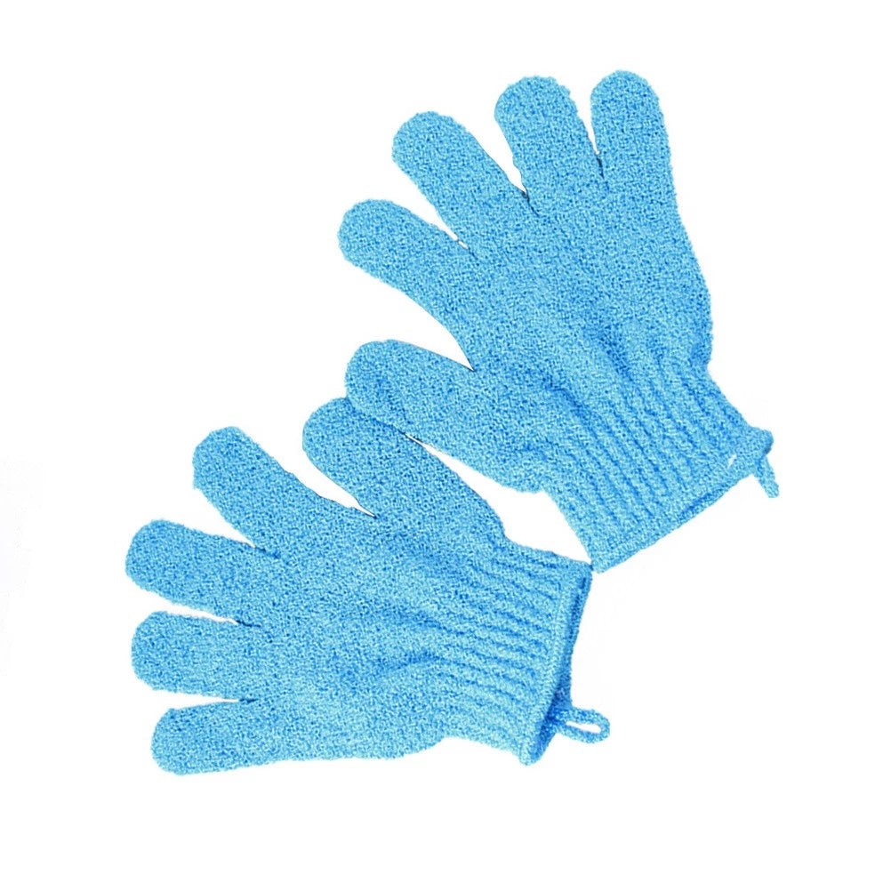 Five Finger Bath Gloves Woman Body Exfoliating Scrub Scrubber Exfoliator