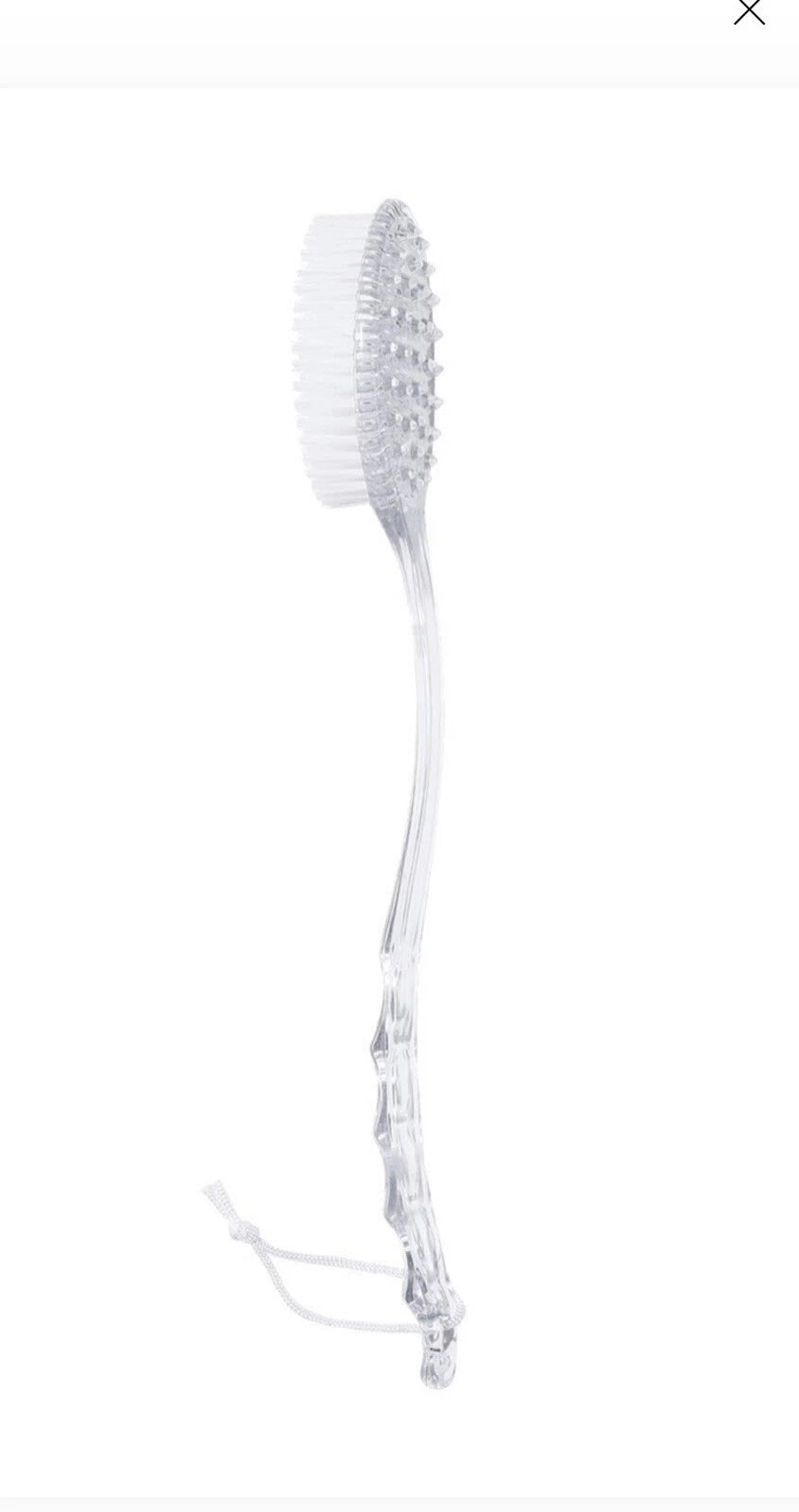 Avon~Long Handle Shower Brush~w/Massage Nubs on Back of Brush~New Factory Sealed