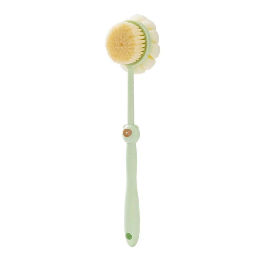 X3 Long Handle Soft Bath Body Brush Back Exfoliating Scrubber For Shower Massage