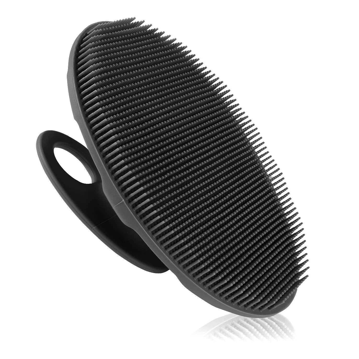 Soft Silicone Handheld Body Scrubber - Gentle Exfoliating Brush for All Skin