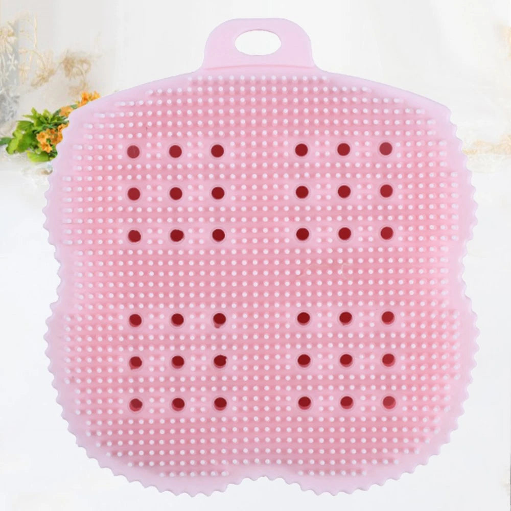 Exfoliating Towel Bath Scrubber for Cleaning Baby Back Shower Brush