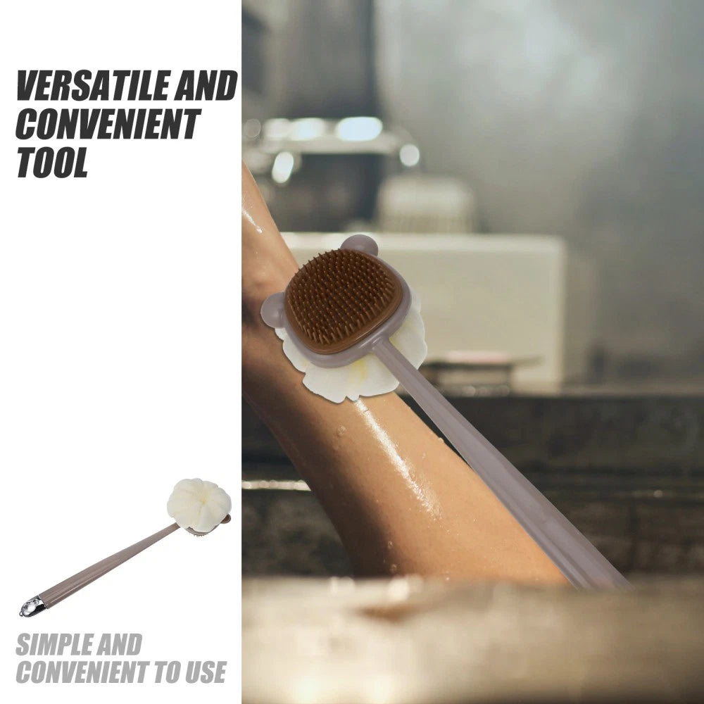 Scrub Brush Shower Exfoliator Exfoliating Back Scrubber for Bath