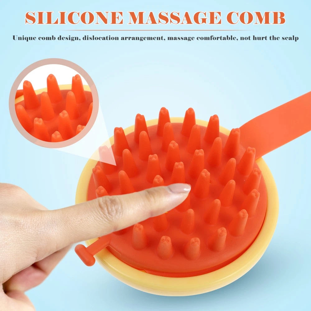 2pcs Bathroom Bath Brush Shower Skin Massage Exfoliation Scrubber with Hook