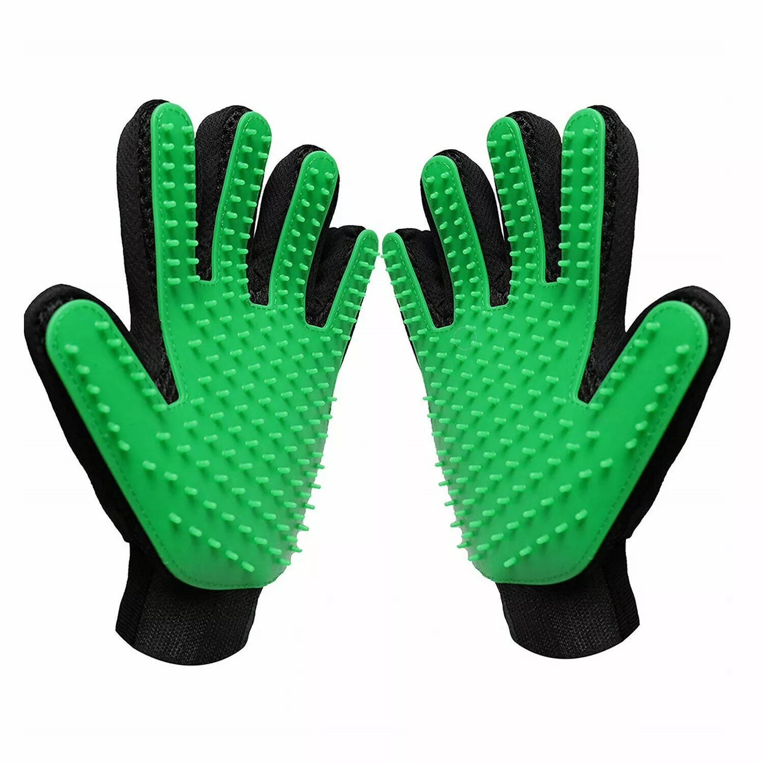 Pet Dog Cat Bath Gloves Grooming Washing Massage Fur Hair Soft Cleaning Brush US