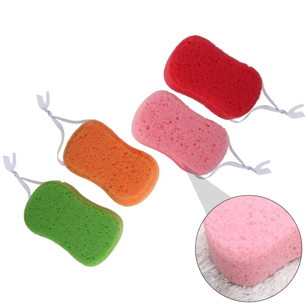 4Pcs Bath Sponges Bath Scrubbers Bathing Accessories (Random Color) bath brush