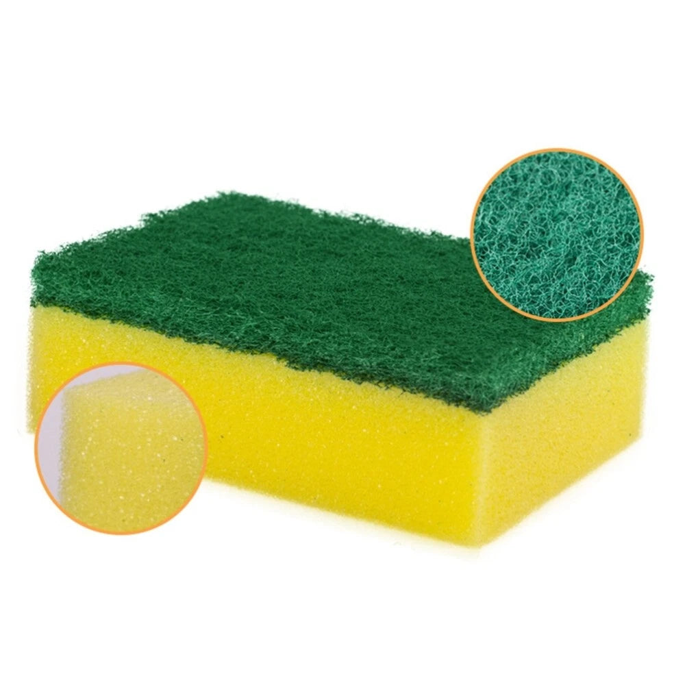20 Pcs Kitchen Scrubbers Dish Sponge Brush Pan Artifact Wash Pot New