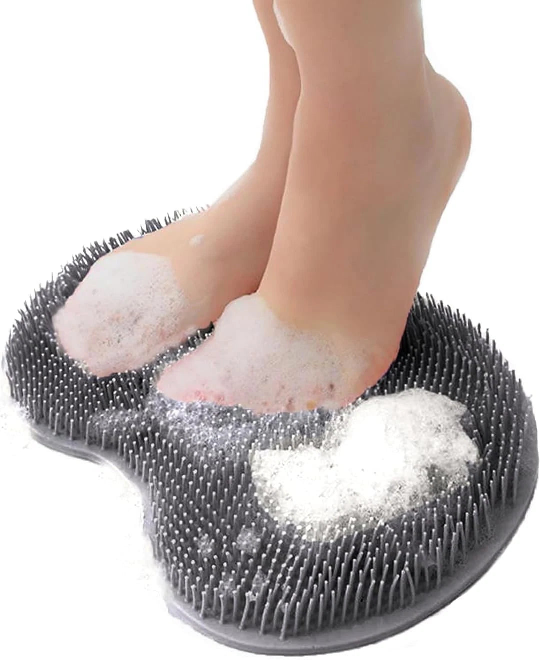Silicone Foot Back Scrubber Exfoliating Massager Pad Cleaning Mat Bath Shower
