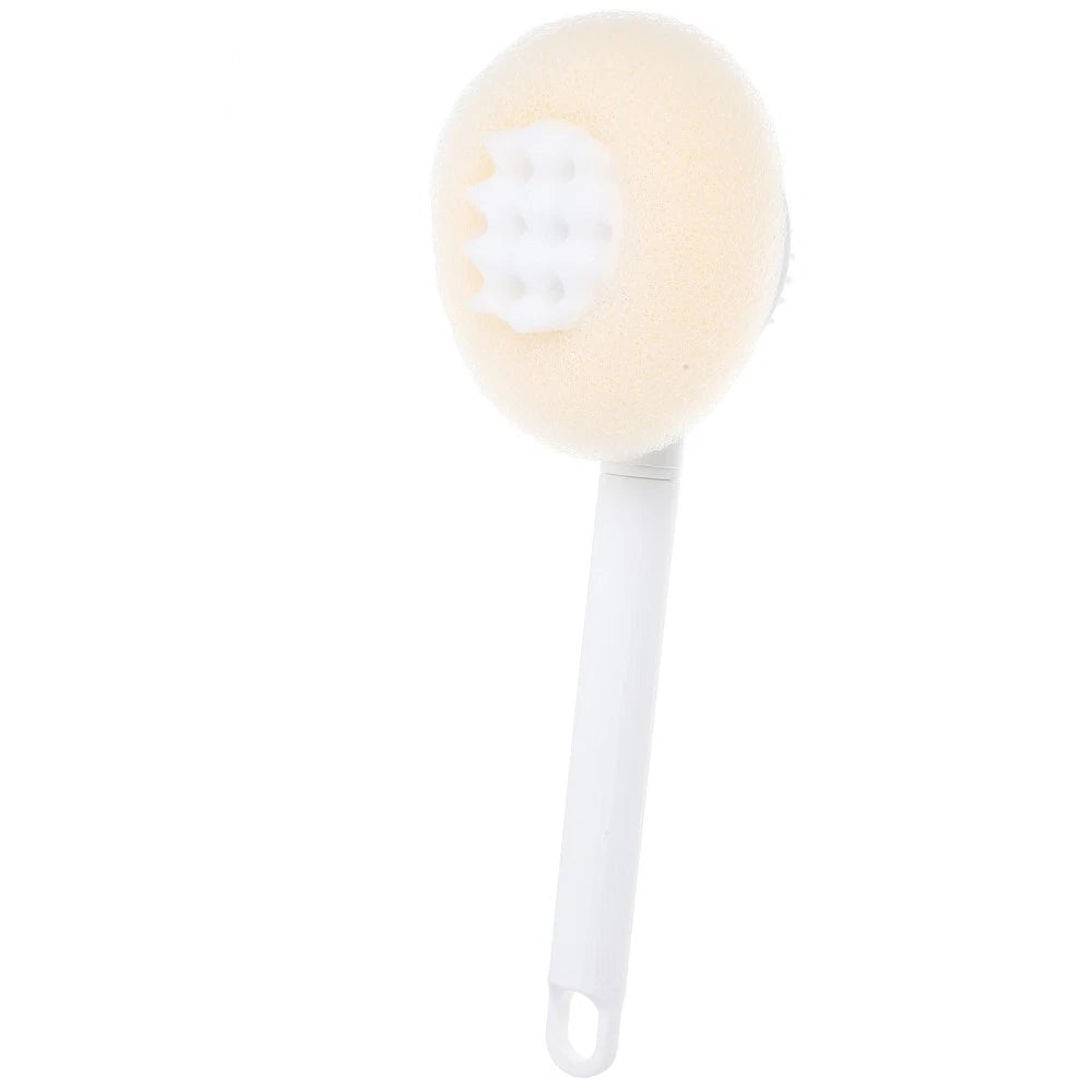 Plastic Exfoliating Brush Body Bath Brush Portable Back Scrubber Handle Shower