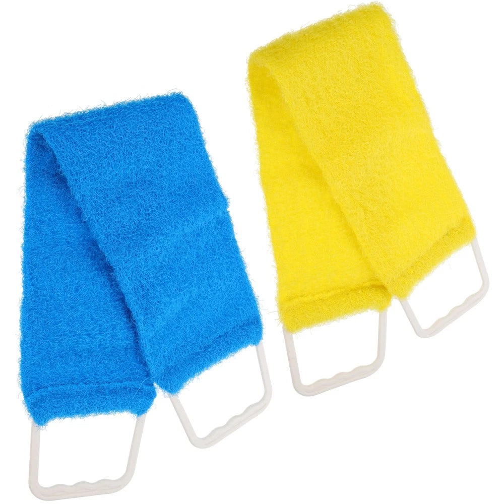 Extended Length Washer Bath Towel Man Exfoliating Back Scrubber Shower Brush