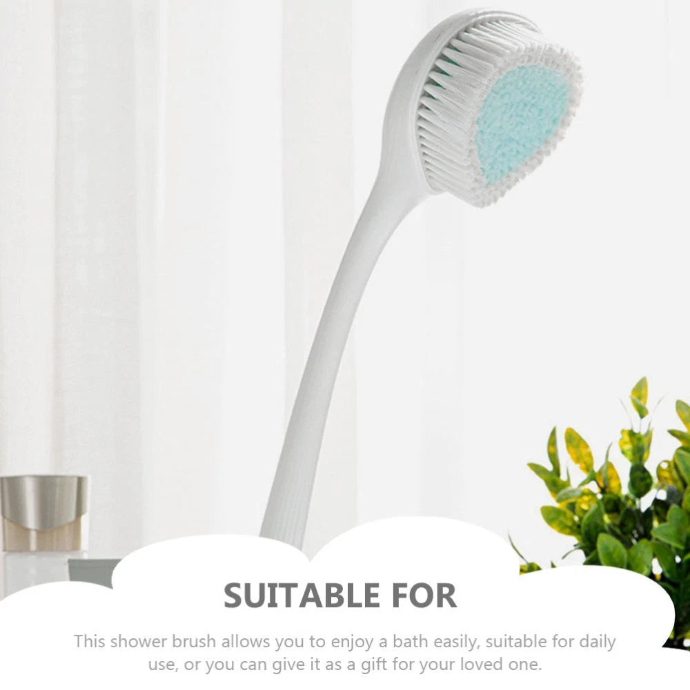 Long Handle Bath Massage Brush Scrubber Bathroom Organizer Miss