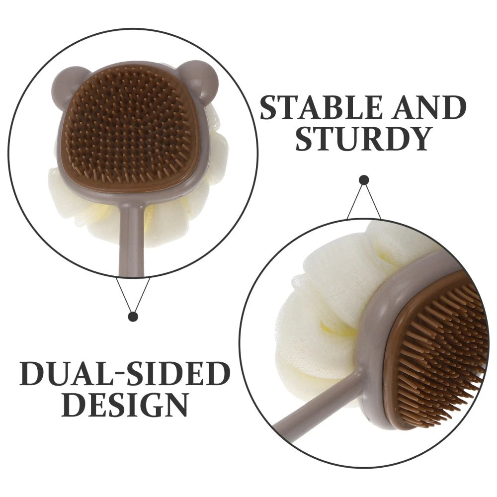 Scrub Brush Shower Exfoliator Exfoliating Back Scrubber for Bath