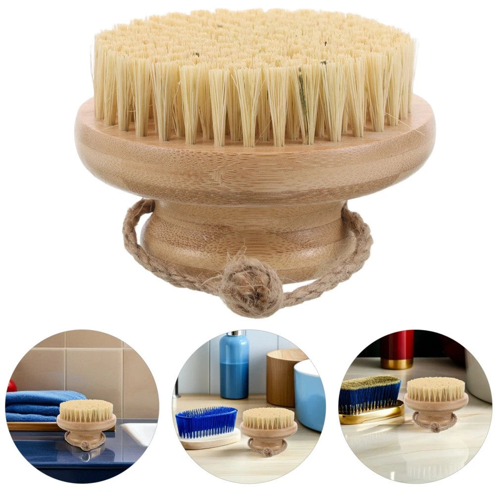 Dry Brushing Body Exfoliating Brush - Exfoliating Bath Scrubber Brush with