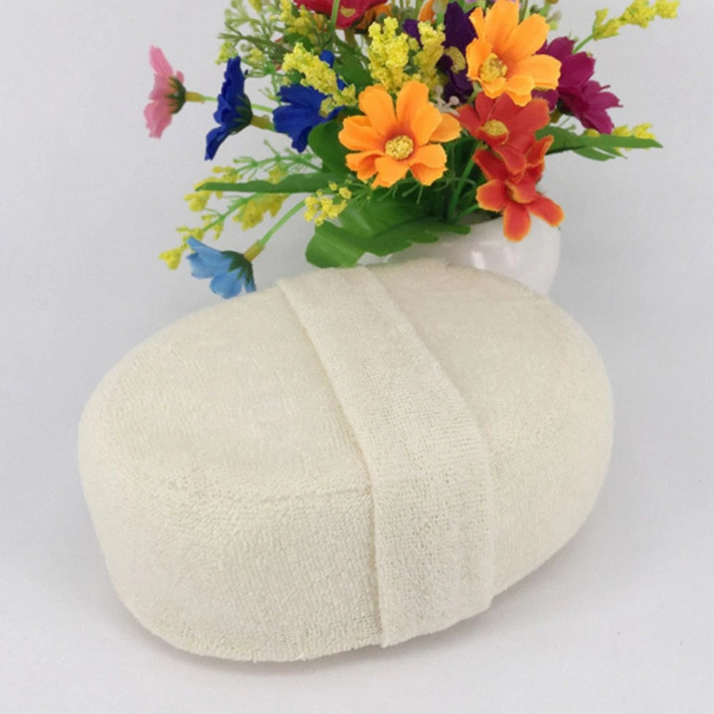 3 Pcs Loofah Bath Towel Shower Sponge Exfoliating Back Scrubber Brush