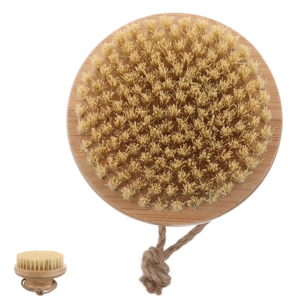 Dry Brushing Body Exfoliating Brush - Exfoliating Bath Scrubber Brush with