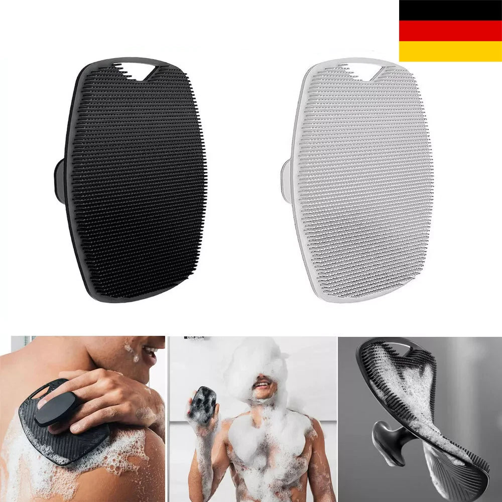 Silicone Shower Cleansing Brush Face And Body Washer Exfoliating Deep Bath-