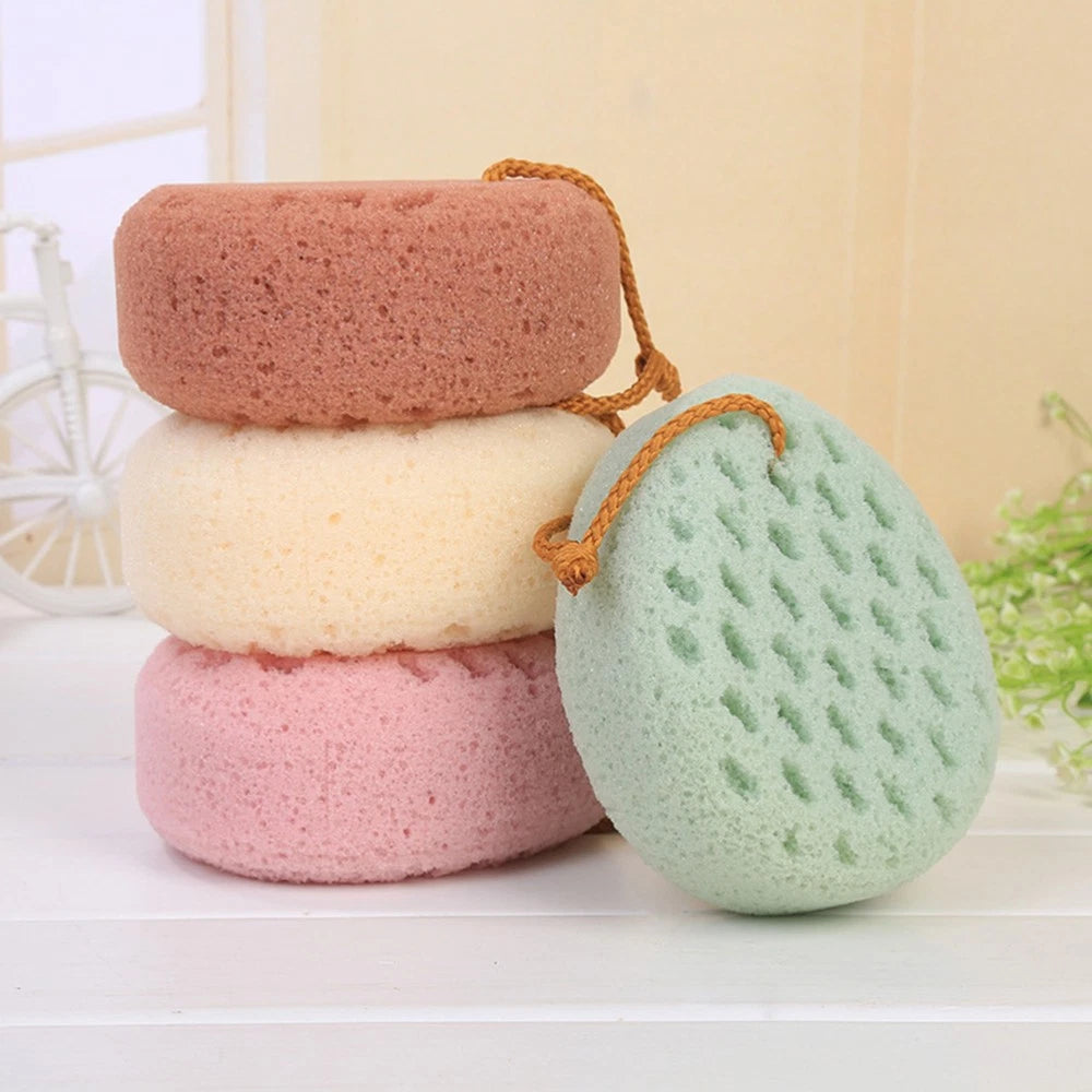 2 Pcs Shower Wipe Exfoliation Body Loofah Soft Bath Sponge Brush