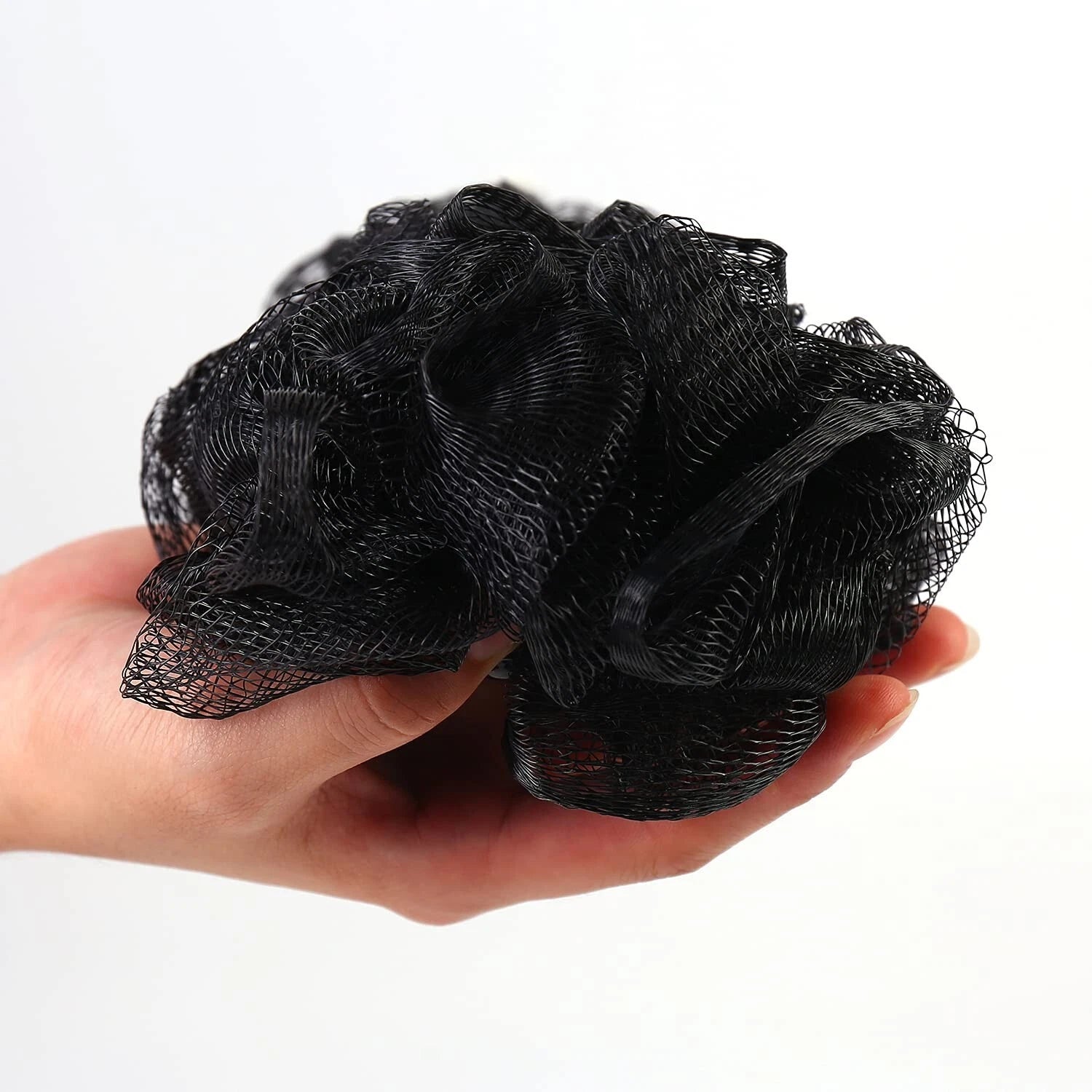 Back Scrubber Brush Long Handle for Shower, Loofah On a Stick Sponge Back Bru...