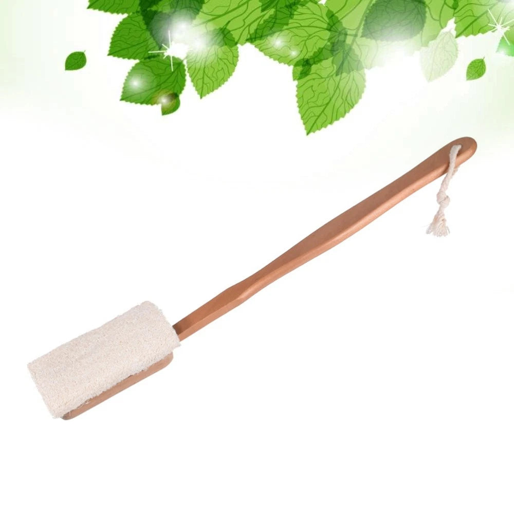 Loofah Bath Brush Scrubber Facial Exfoliating Sponges Back