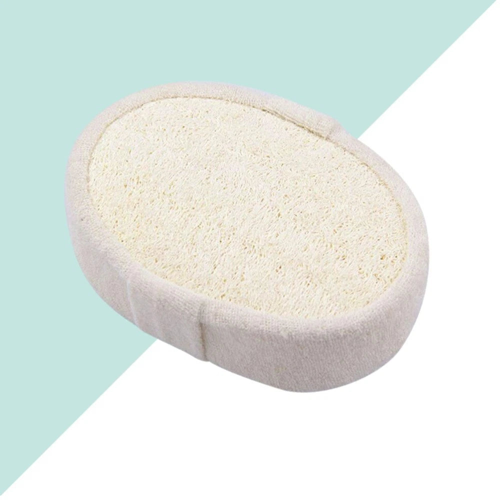 3 Pcs Loofah Bath Towel Shower Sponge Exfoliating Back Scrubber Brush