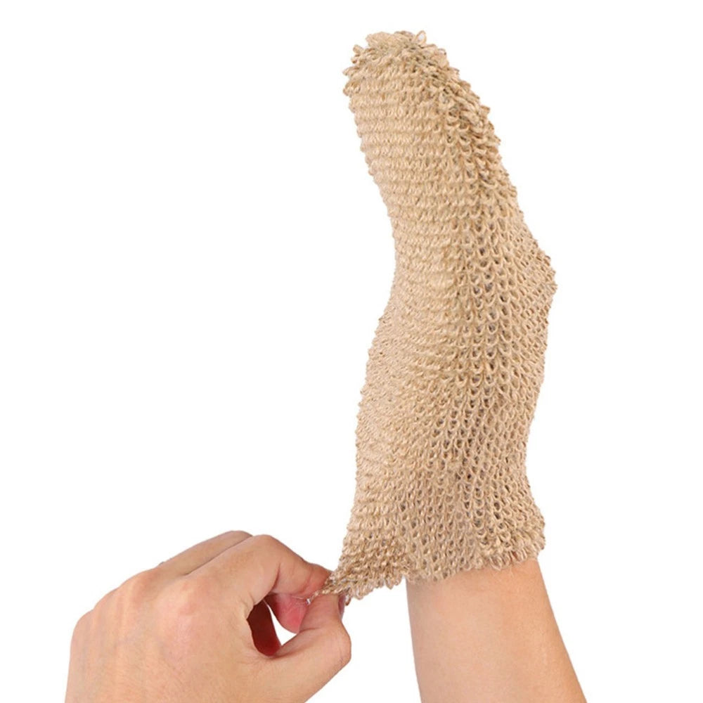 2Pcs Exfoliating Body Brush Glove Bath Scrubber for Smooth Skin