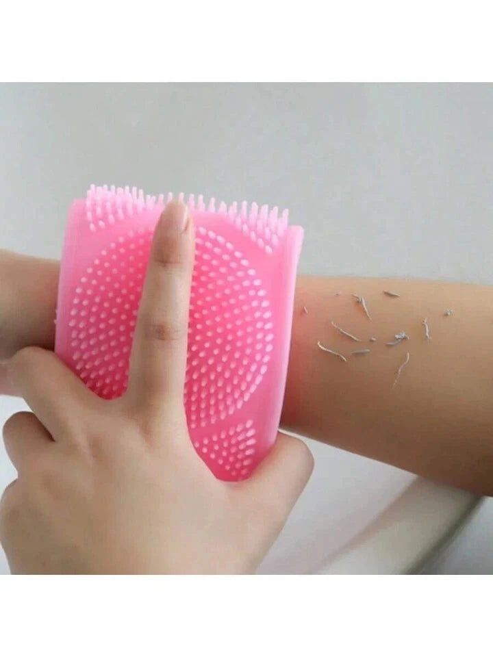 Silicon Long Body Cleaning Double Sided Back Scrubber Bath Shower Belt Brush UK