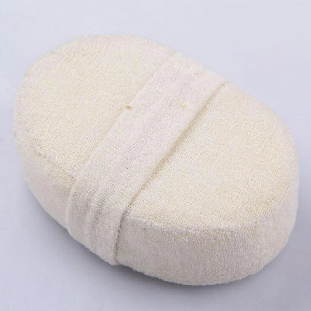 3 Pcs Loofah Bath Towel Shower Sponge Exfoliating Back Scrubber Brush