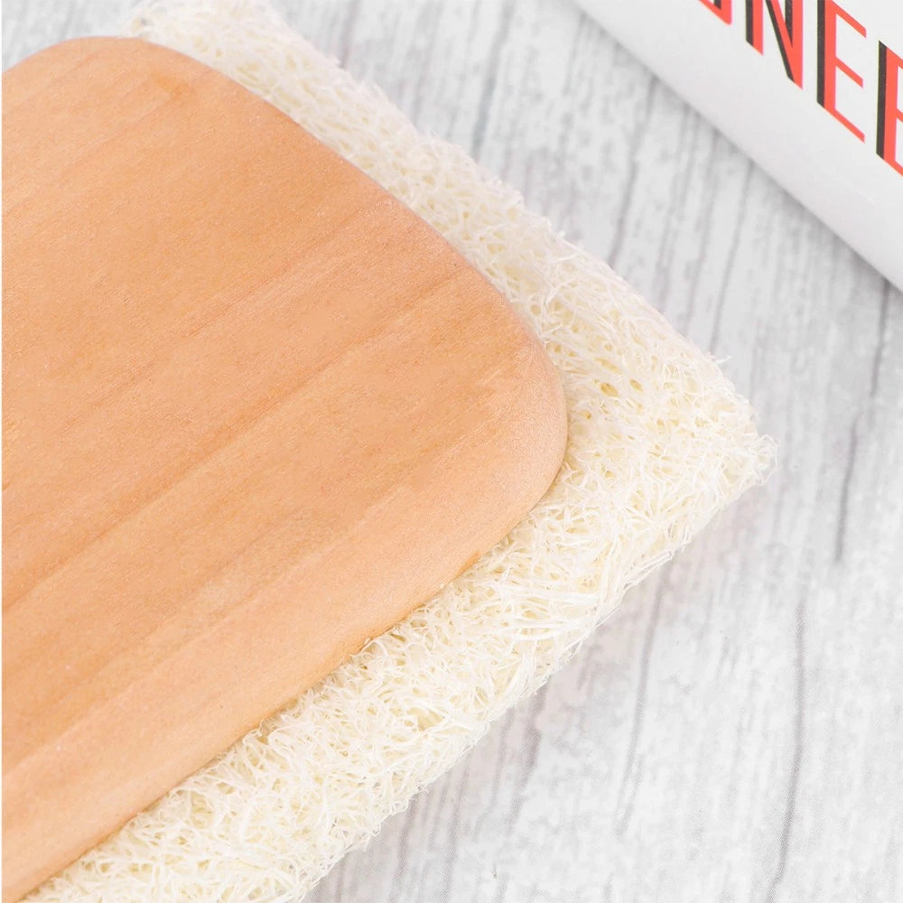 Loofah Bath Brush Exfoliating Body Scrubber Handle Brushes Man Shower