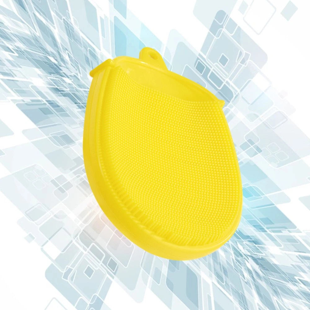 Loofah Back Scrubber Body Exfoliator Brush Yellow Glove Bath Brush