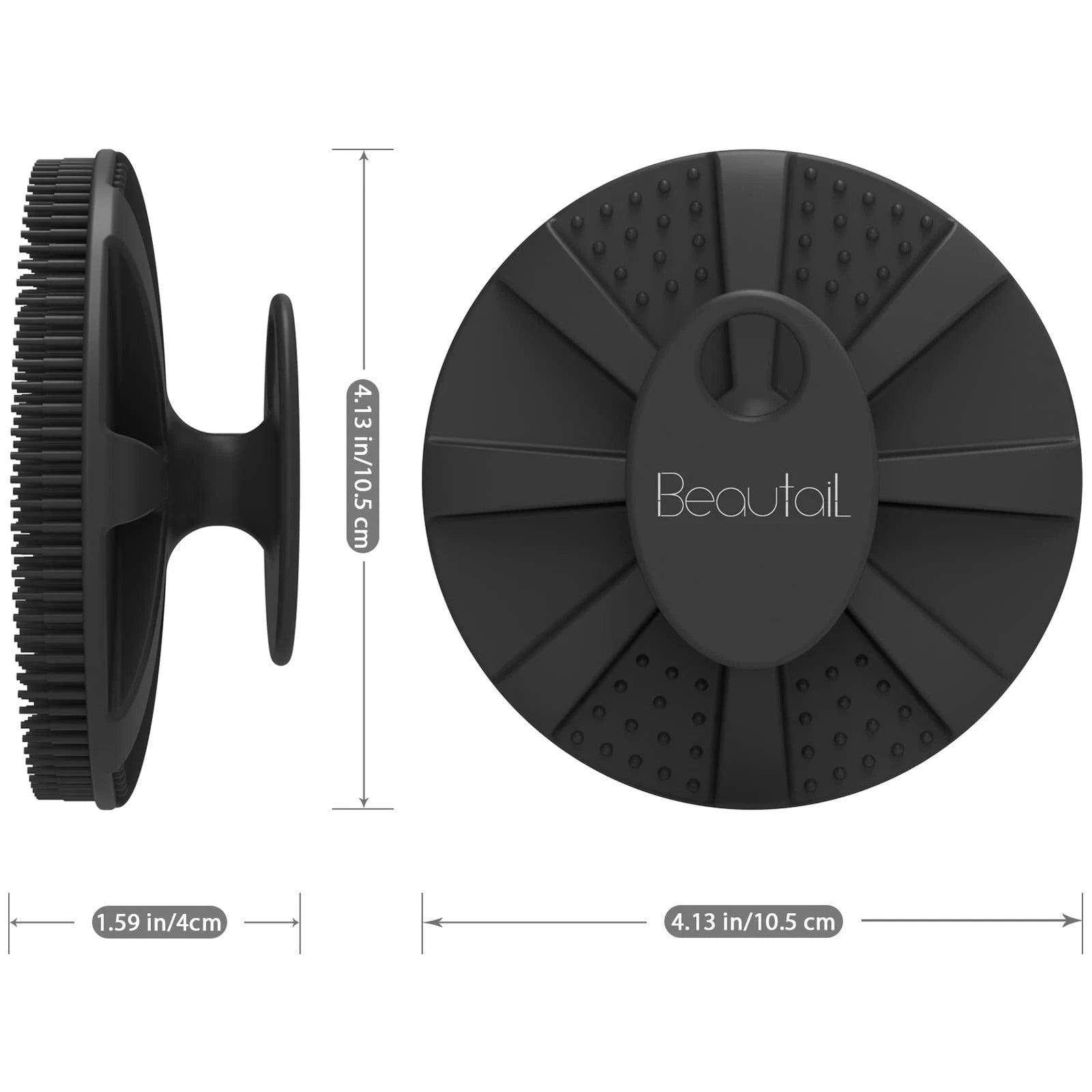 Silicone Body Scrubber, Shower Bath Scrubber, More Hygienic Than Traditional ...