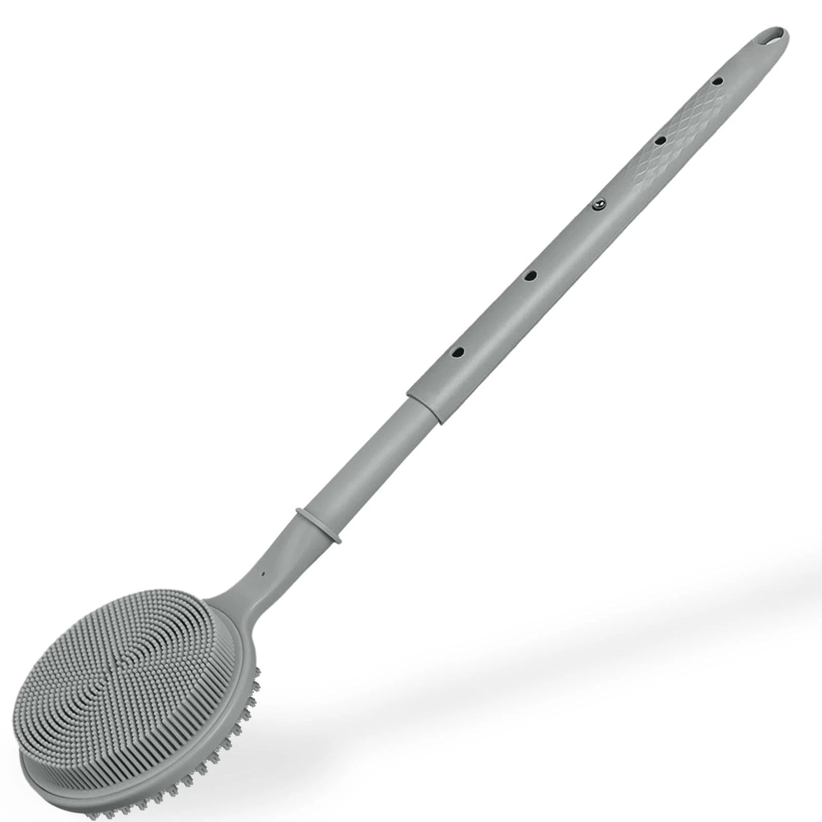 Back Scrubber for Shower, (16-24 Inch) Extendable Bath Brush Long Handle for ...