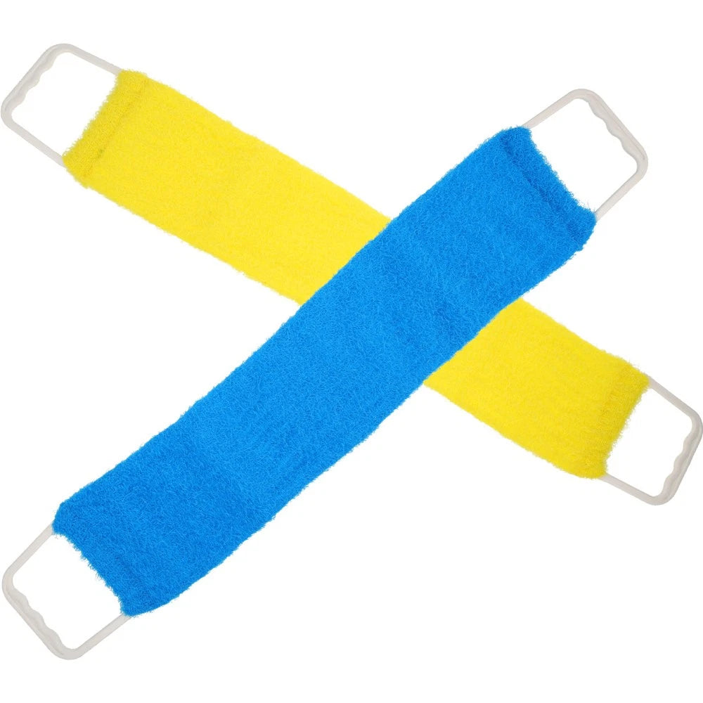 Extended Length Washer Bath Towel Man Exfoliating Back Scrubber Shower Brush