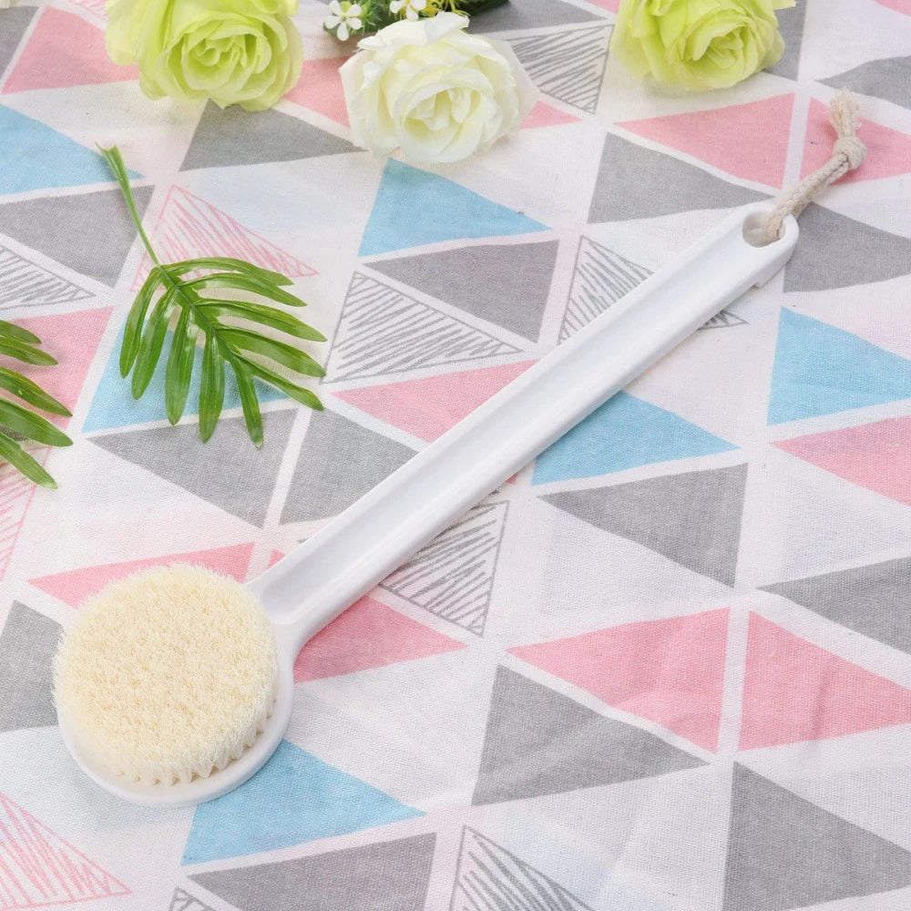 Bath Brush Body Shower Scrubber Skin Exfoliator Long Handle Printed Both