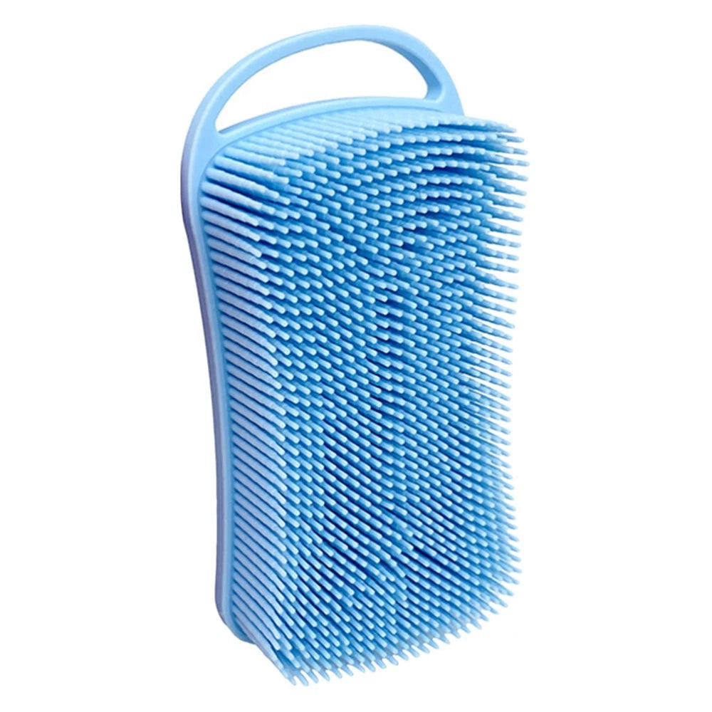 Silicone Shower Brush Practical Bath Brush with Hanging Hook Home Bath Supply