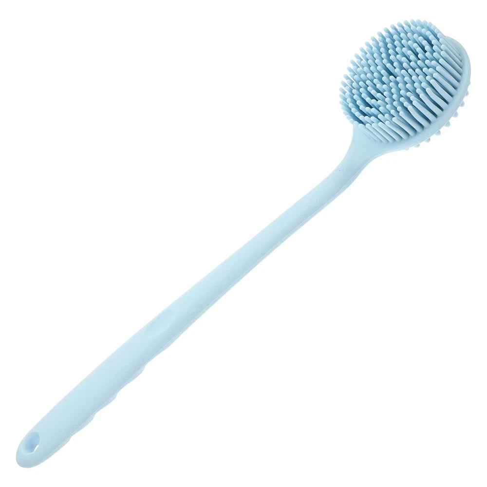Silicone Bath Brush Back Cleaning Scrubber Shower Man Long Handle