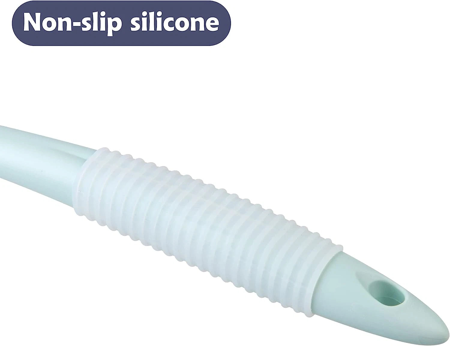 BEDELITE Back Scrubber for Shower - Long Handle Bath Brush (16.4 Inches) with So