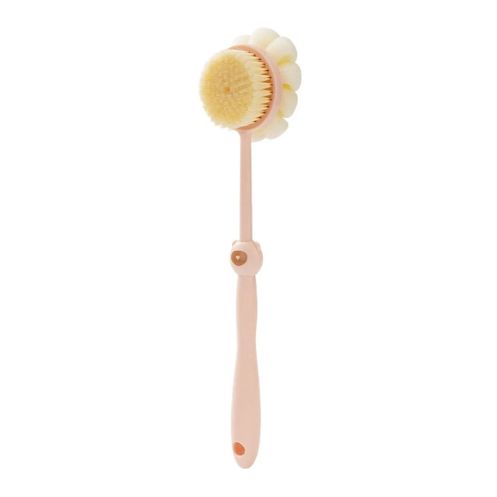 X3 Long Handle Soft Bath Body Brush Back Exfoliating Scrubber For Shower Massage