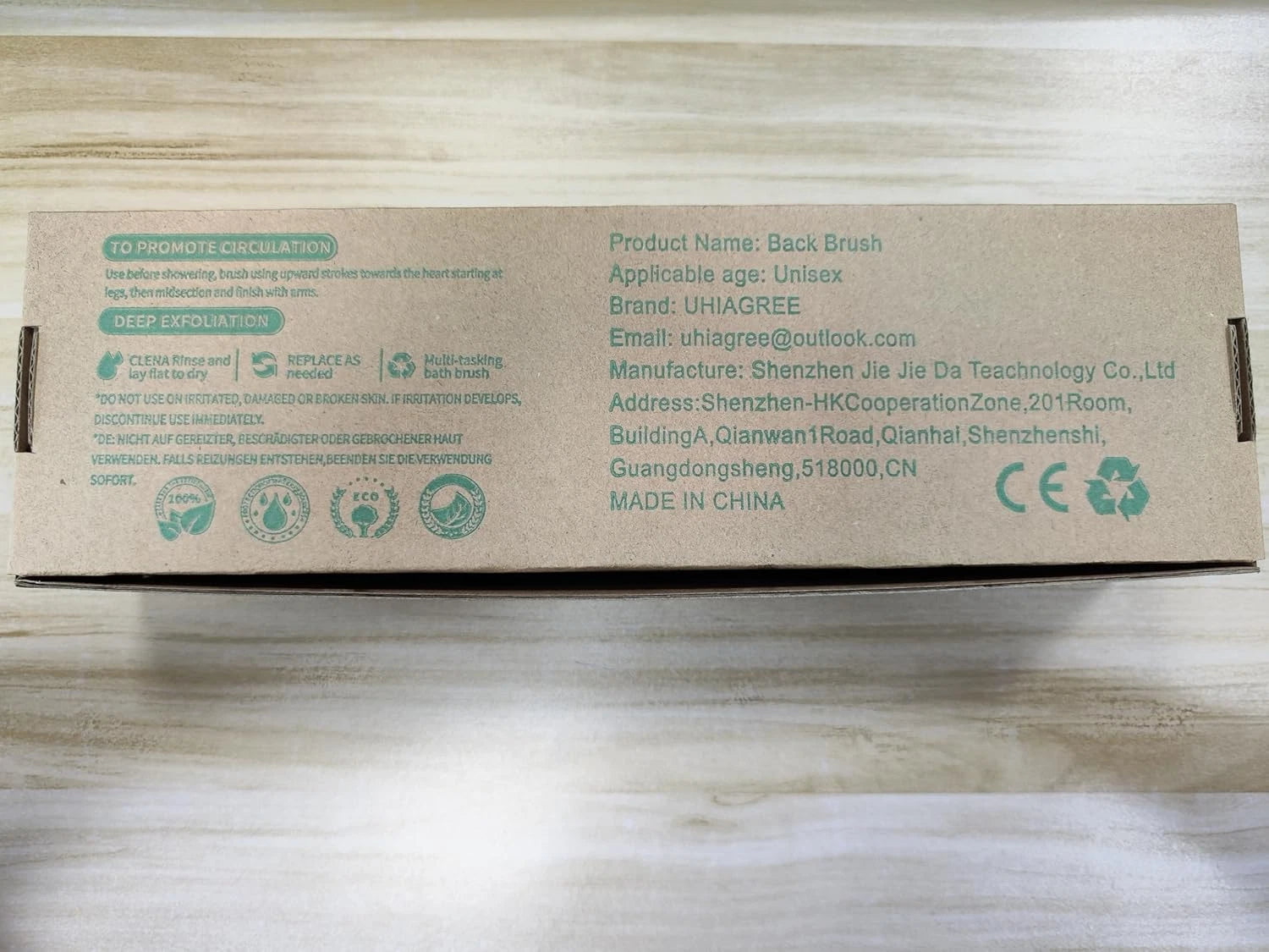 Long Handle Back Brush, 20.5€ Bath Scrubber for Shower, Curved Handle