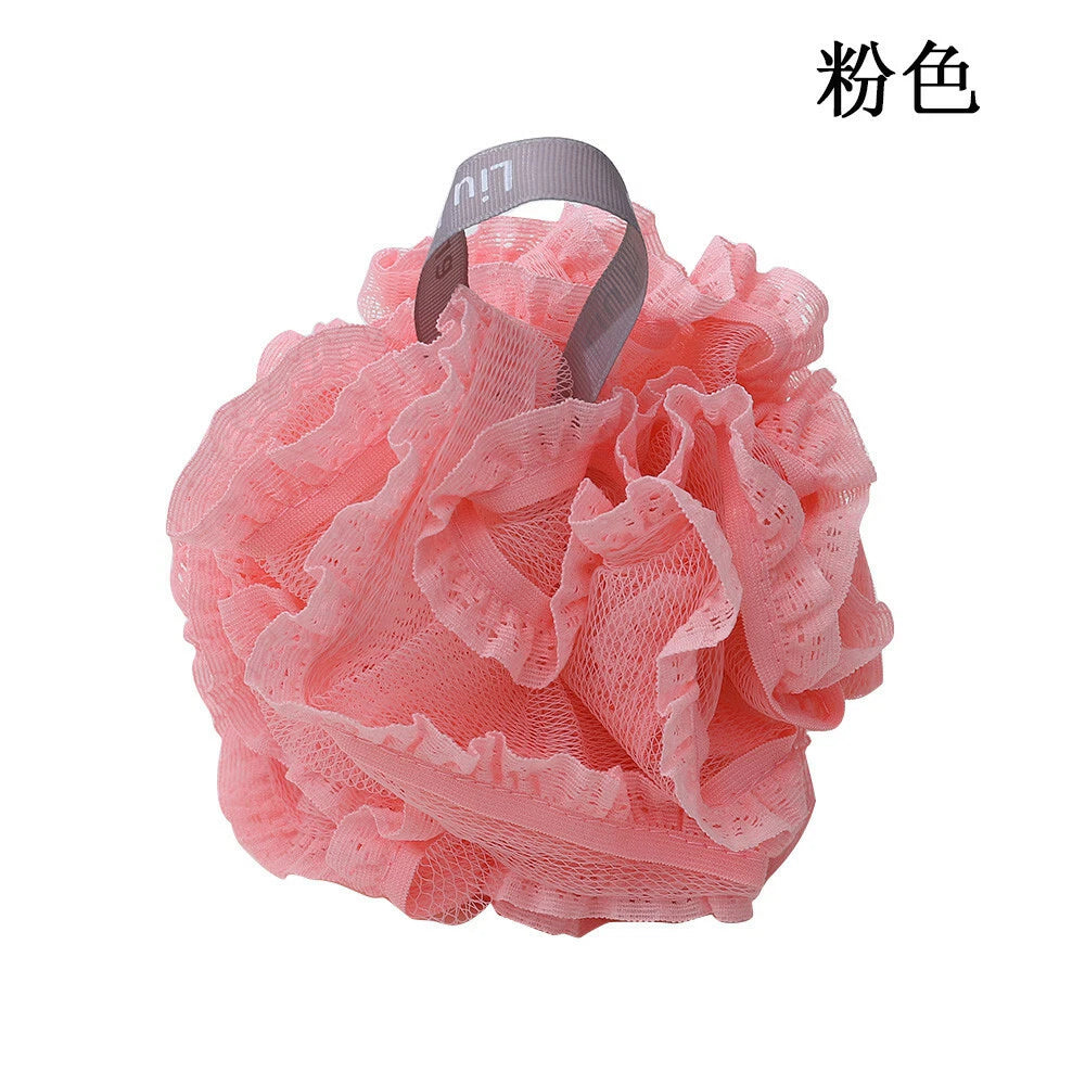 Exfoliating Large Body Scrubber Sponge Flower Brush Puff Bath Loofah Mesh Shower