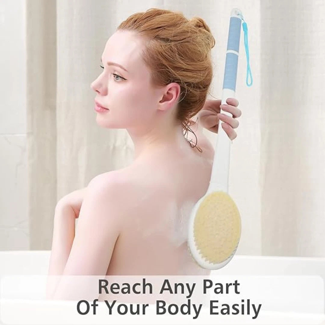 20.5 Back Bath Brush Long Handle for Shower for Elderly men and Women back Scrub