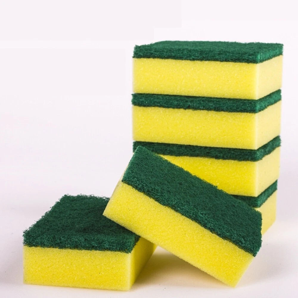 20 Pcs Kitchen Scrubbers Dish Sponge Brush Pan Artifact Wash Pot New